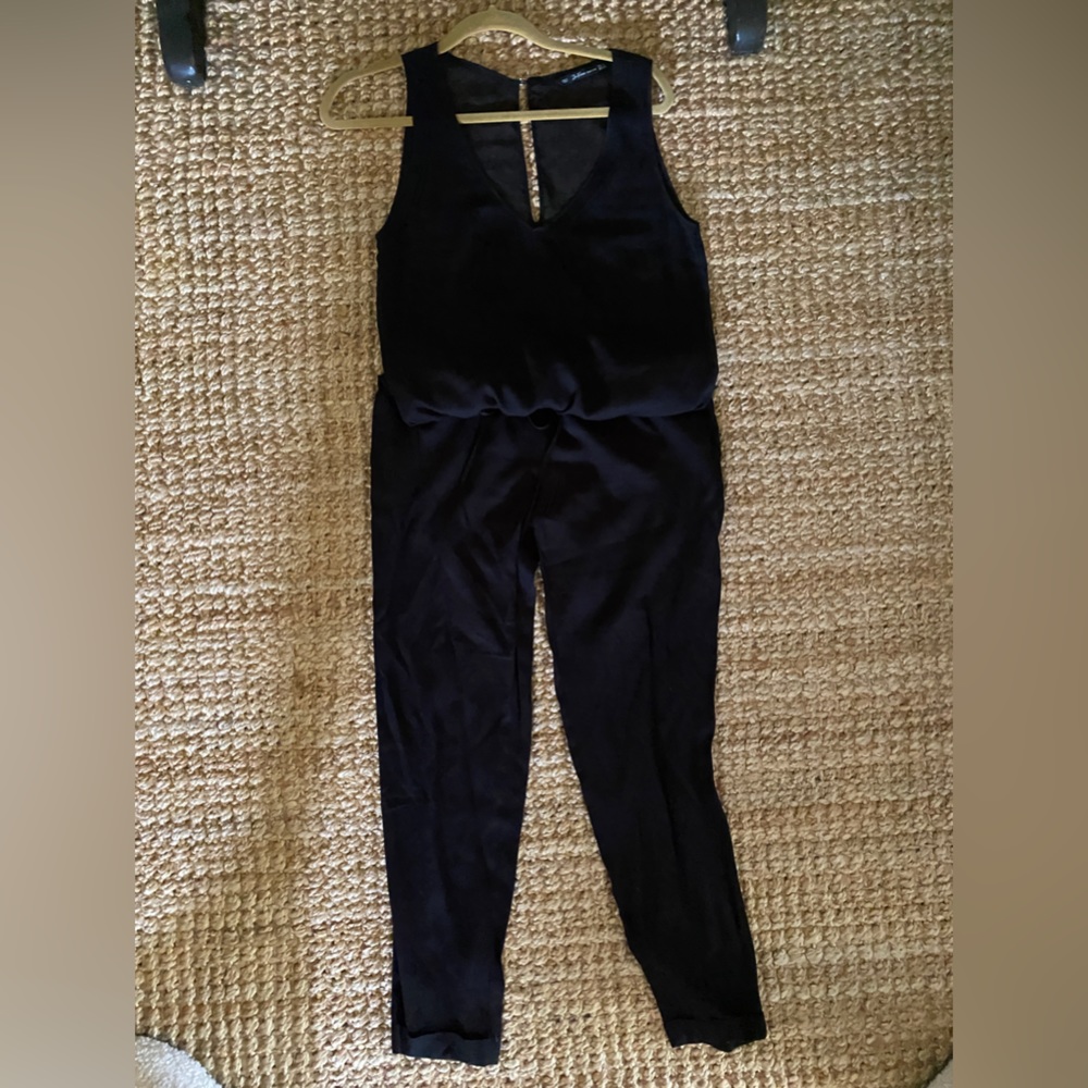 Zara Black Jumpsuit Small NWOT